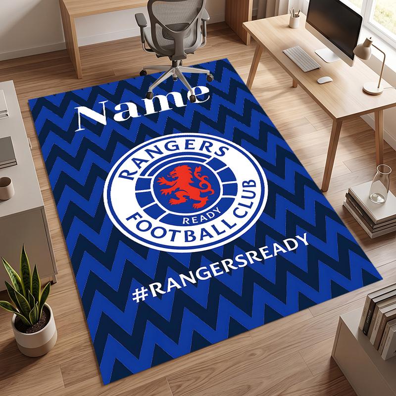 rangers fc (1) Personalized name Office Carpet Stylish Decor for Living Room Bedroom Kitchen