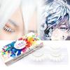 Artificial Eyelashes Soft Comfortable To Wear Fiber Anime White False Eyelashes for Masquerade