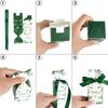 20pcs Green Saudi National Day Small Square Candy Paper Boxs for Saudi National Day Theme Party DIY Candy Packaging Supplies