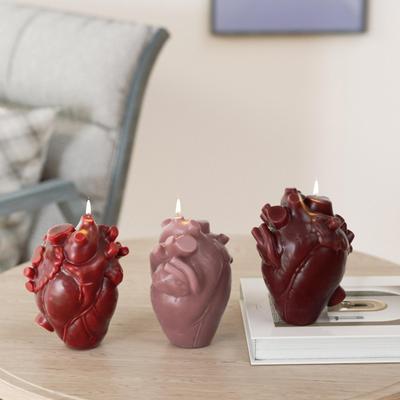 3D Heart Organ Silicone Mold DIY Simulation Dissection Heart Gypsum Candle Aromatherapy Mould Resin Craft Soap Plaster Molds
