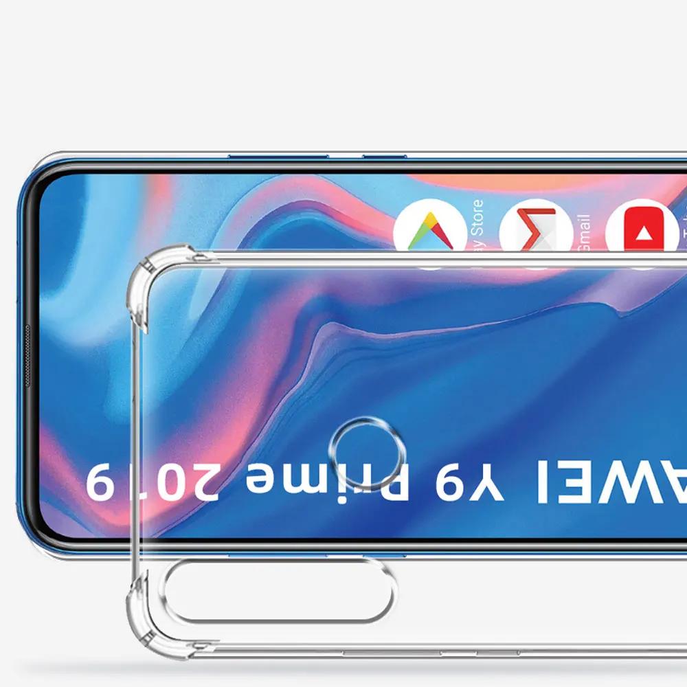For Huawei Honor 9X Case Clear Shockproof Silicone Soft Cover Cases For Honor 9X STK-LX1 Coque For Honor 9X Transparent Fundas