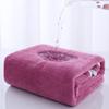 Women Coral Fleece Bathrobe Absorbent Soft Quick Dry Adult Towel Gown for Shower Home Use Spa Relaxation Sleepwear