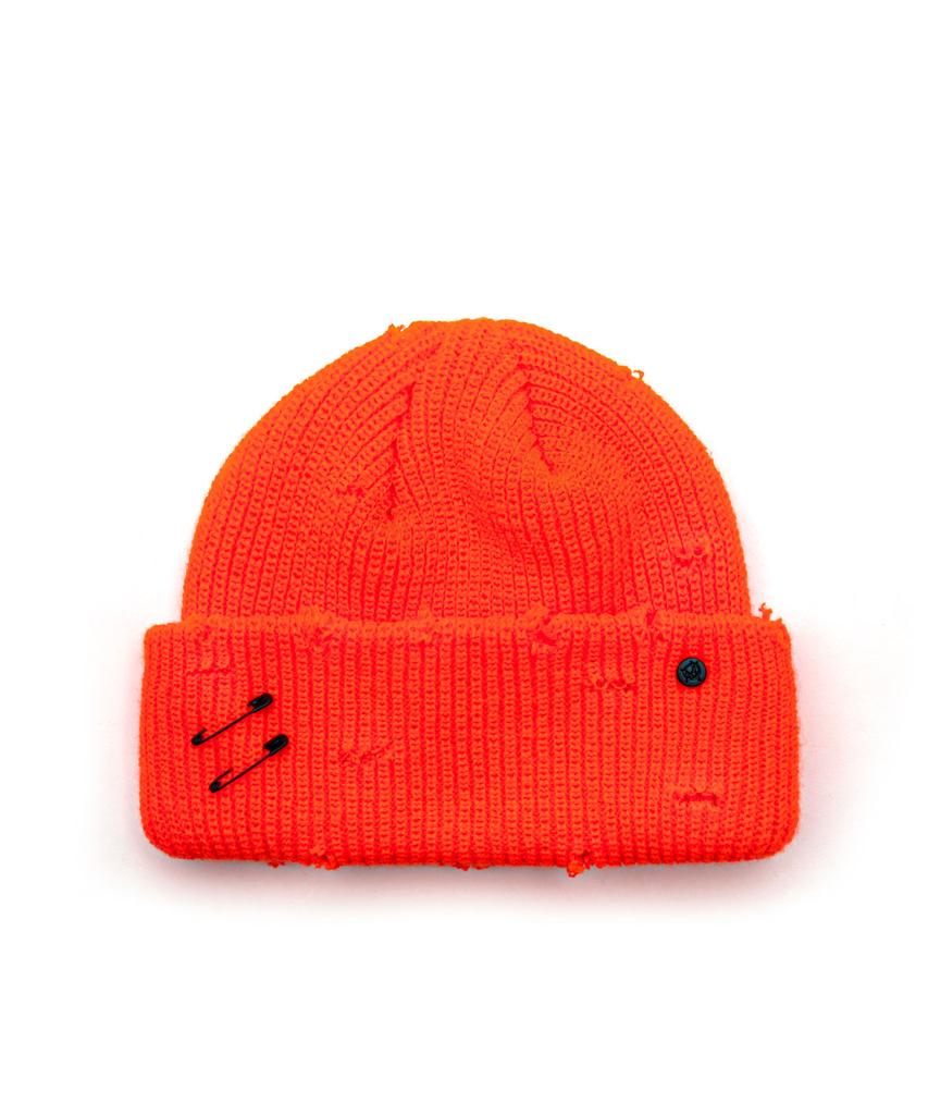 BLACKBLOND Vividi Ript Custom Short Beanie (Orange)