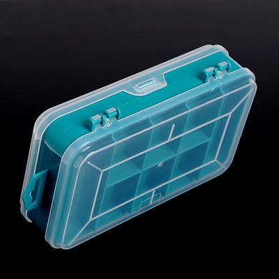 Tool Box Transparent Double-Side Multifunctional Storage Tool for Case Plastic F