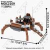 MOOXI Space Wars Movie Throne Military Conference Room Scenario Model Building Block DIY Diorama Bricks For Kids Montessori Toys