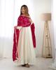 Bollywood Anarkali Gown Pant and Dupatta Set Ready To Wear Salwar Kameez Women Dress