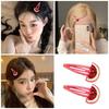 Kids Watermelon Sequined Hairpin for Halloween Birthday Photo Props Fun Headwear Cosplay Hair Accessories