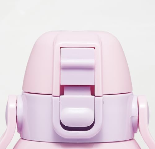 Skater Children's Water Bottle, Direct Drinking, 600ml, Love Ease, for Girls, Insulated, Stainless Steel, Lightweight, Sports Bottle, STCH6-A