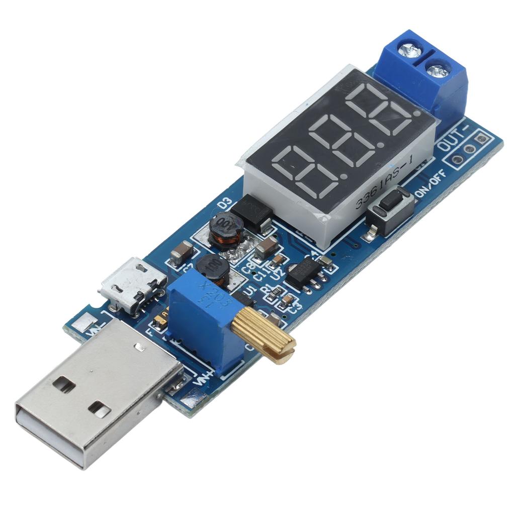 Boost Aufwärtswandler DCDC USB Step UP Netzteilmodul 5V auf 3,3V 9V 12V 24V Einstellbar