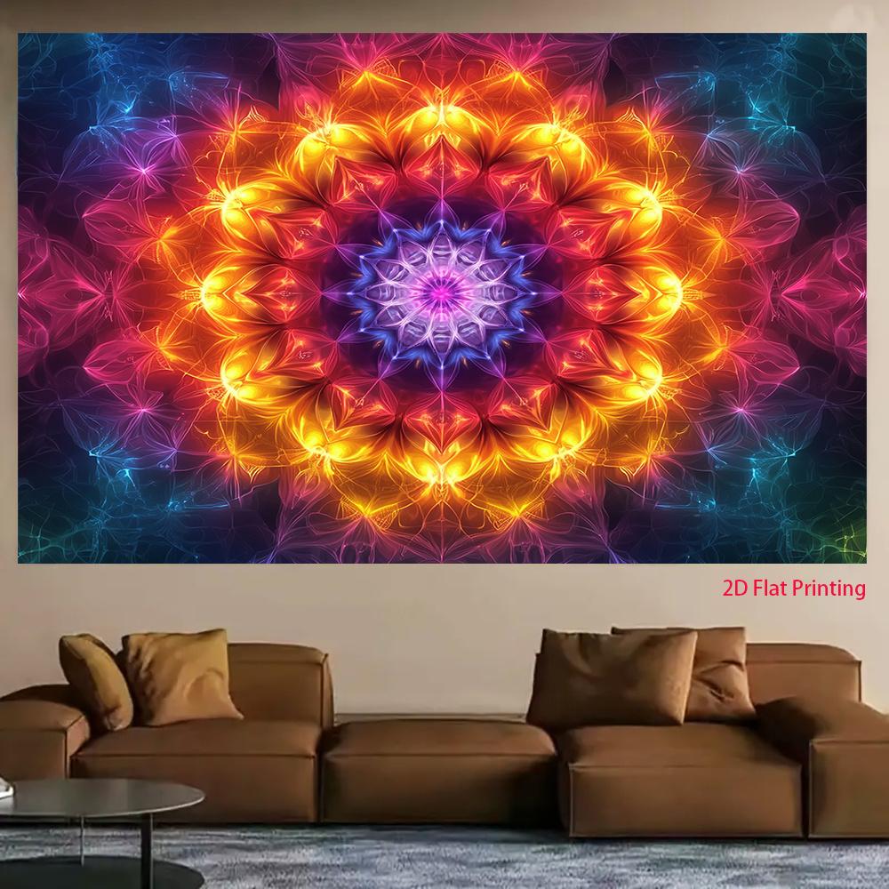 2D Plane Flame-shaped Flower Petal Decoration for a Mysterious Universe Theme Suitable for Indoor Parties Polyester Fiber