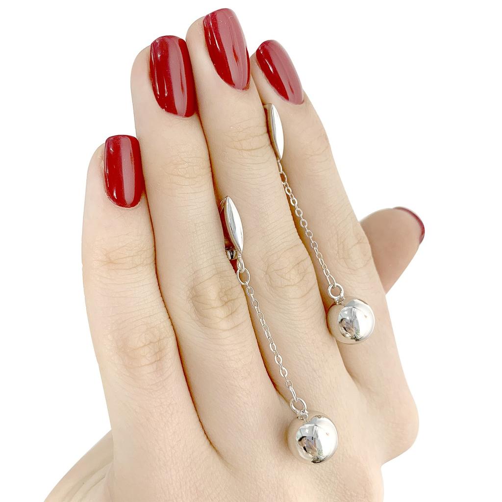 Silver Earrings Without Stones (1983348)