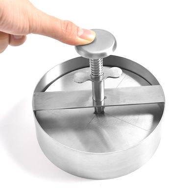 304 Hamburger Meat Press Stainless Steel Pie Press Meat Patty Molded Meat Mold DIY Rice Ball Meat Filling Dumpling Skin Mold