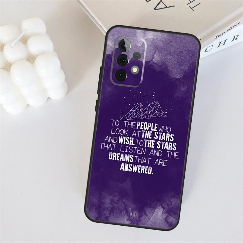 A Court Of Mist And Fury For Samsung Galaxy A53 A33 A55 A35 A15 A22 A32 A52 A54 A34 A14 A56 A36 A26 A16 A05 A06 Case