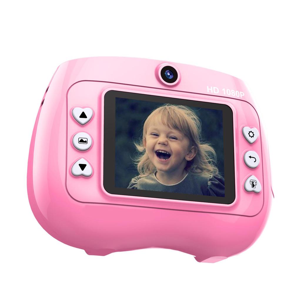 Kids   Print Camera 2 Lens 1080P Digital Video Camera for Kids Age 3+ Yrs Old 2.4 Inch Screen Toddler Travel Camera for Boys Girls with Color Pe