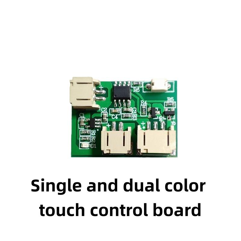 1/3/5 Stück Schlafzimmer Büro DIY Zubehör Buchenholz LED Schreibtischlampe 3 Stufen Dimmung Touch-Steuerung USB C Timer Aus-Steuerplatine