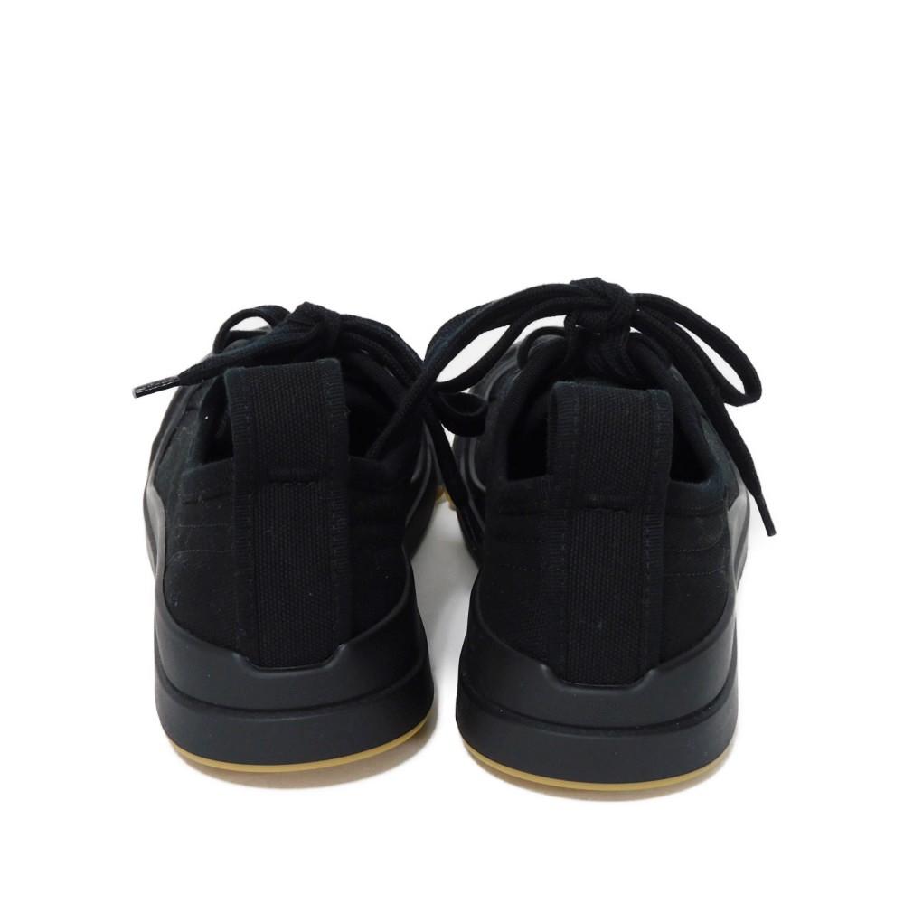 Used 11897 Vulcan Low Tops 741360 V2R10 1000 7896 35 1/2" Low Cut Rubber Black 8.9" Canvas Excellent Condition Nero
