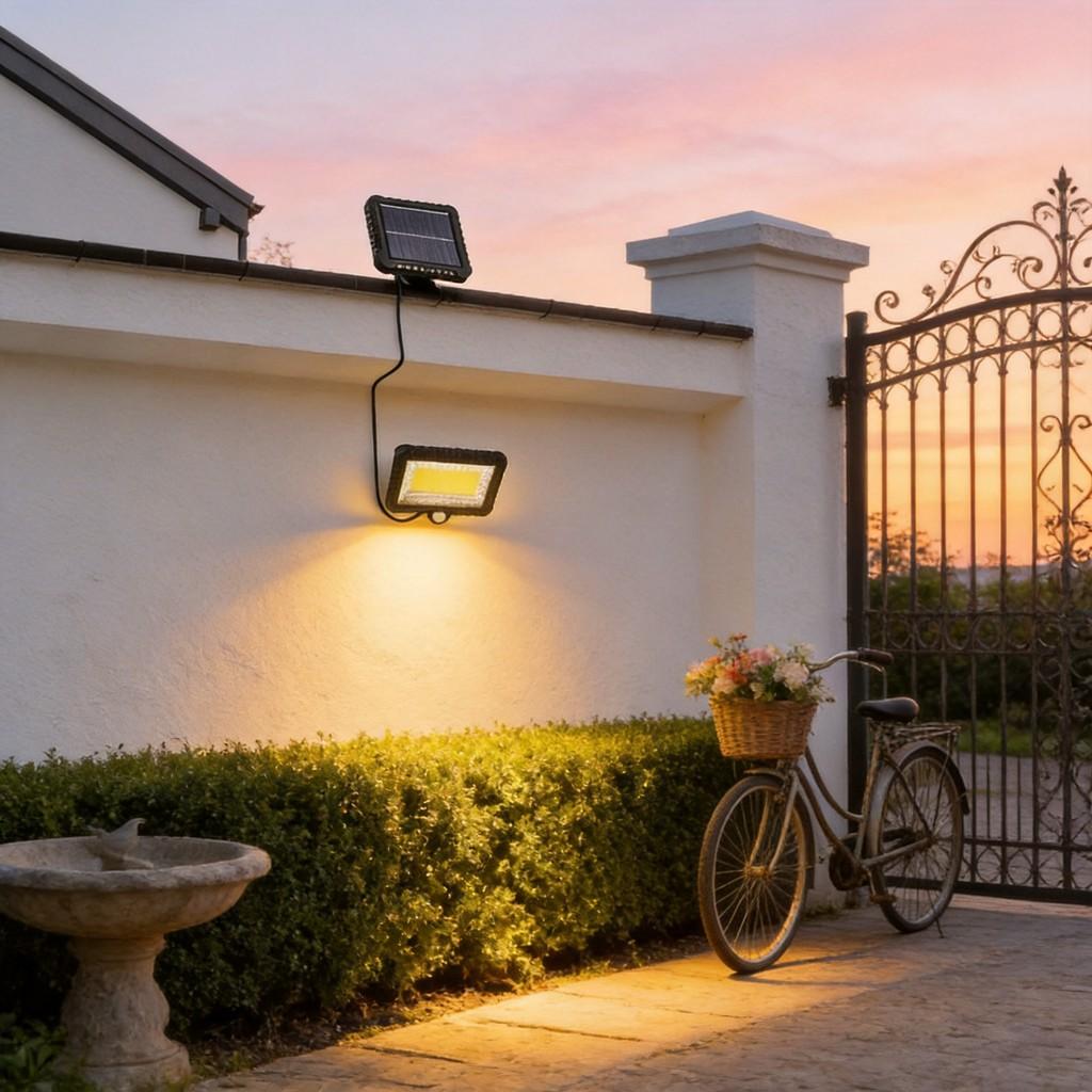 Solar Garden Lamp With Led Light For Outdoor Yard Decor And Pathway Illumination