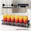 sada 12, 65ml glasses with acrylic tray