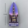 Dubai Refrigerator Stickers The United Arab Emirates Travel Souvenirs Burj Al Arab Burj Khalifa Tower Fridge Magnets Gifts