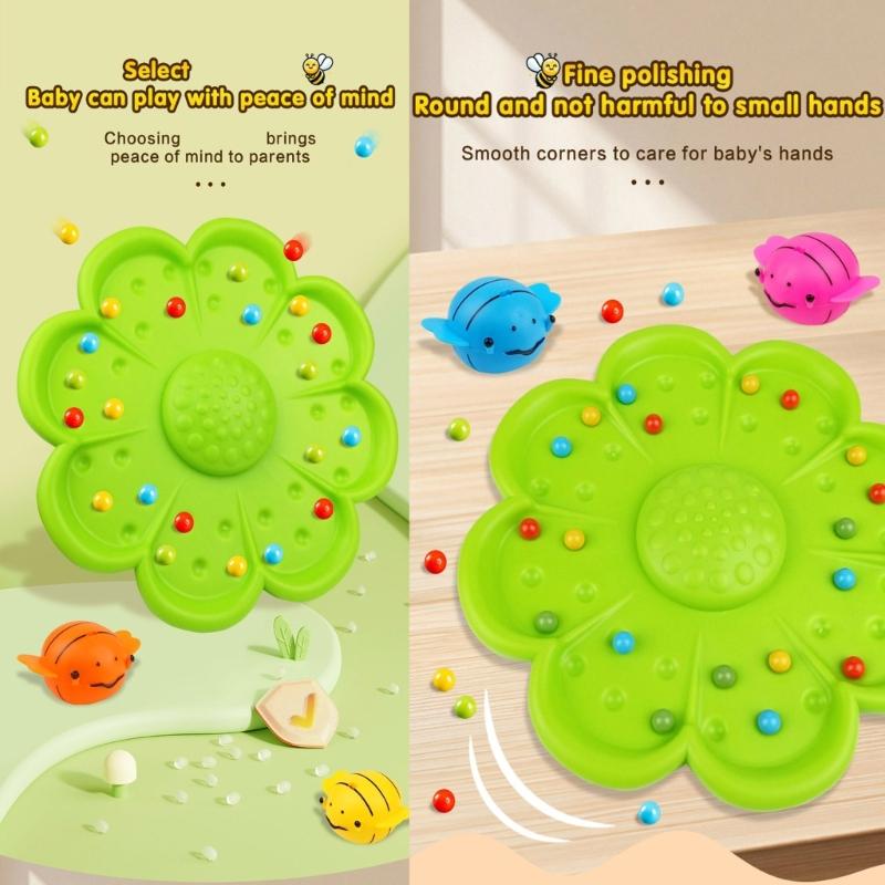 Educational Magnetic Bees Beads Fishing Toy For Children With Color Recognition And Compact Storage