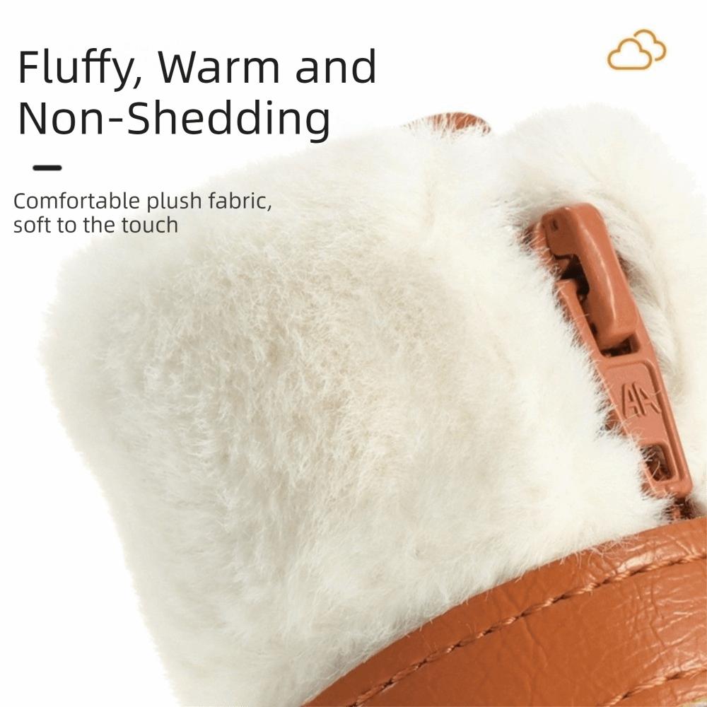 4 Stück/Set Verdicken Winter Hundeschuhe Wasserdicht Haustier Warme Stiefel Pfotenschutz Hundezubehör