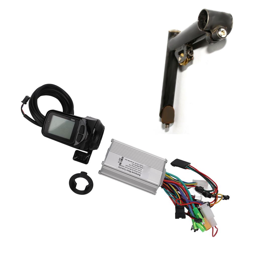 24V/36V/48V 350W Brushless Motor Controller with LCD Display for Electric Bike Scooter