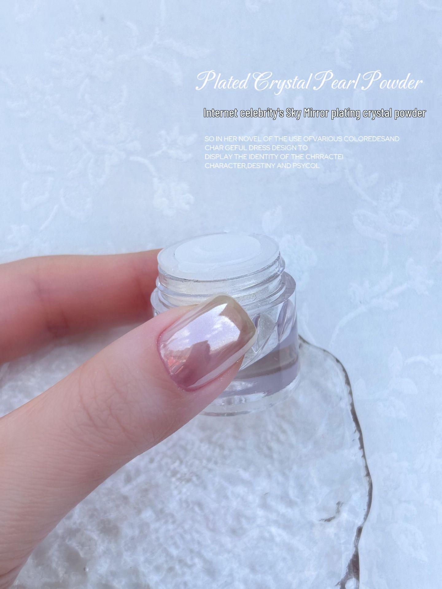 

Оригинальная пудра-глиттер для ногтей Aurora Moonlight Magic Mirror - Полупрозрачный стиль ракушки Original Plating Powder 0.2g