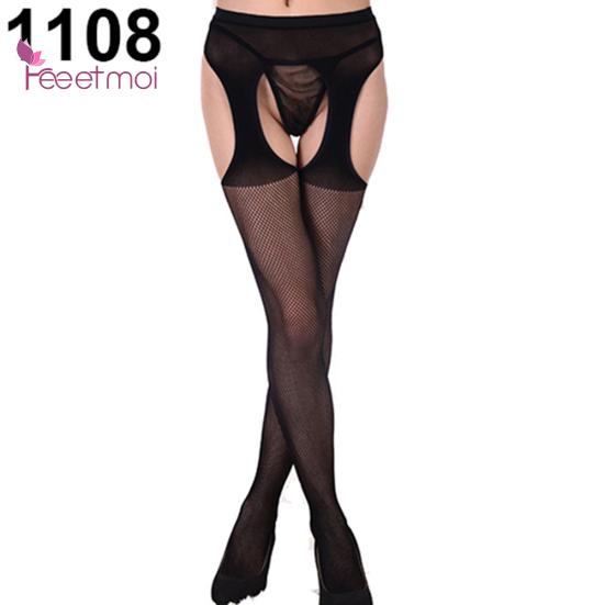 Sexy Pantyhose Enchanting Waist Curve Breathable Sleep Colthes Seamless Sexy Wear Long Mesh Lace Stocking Women Socks