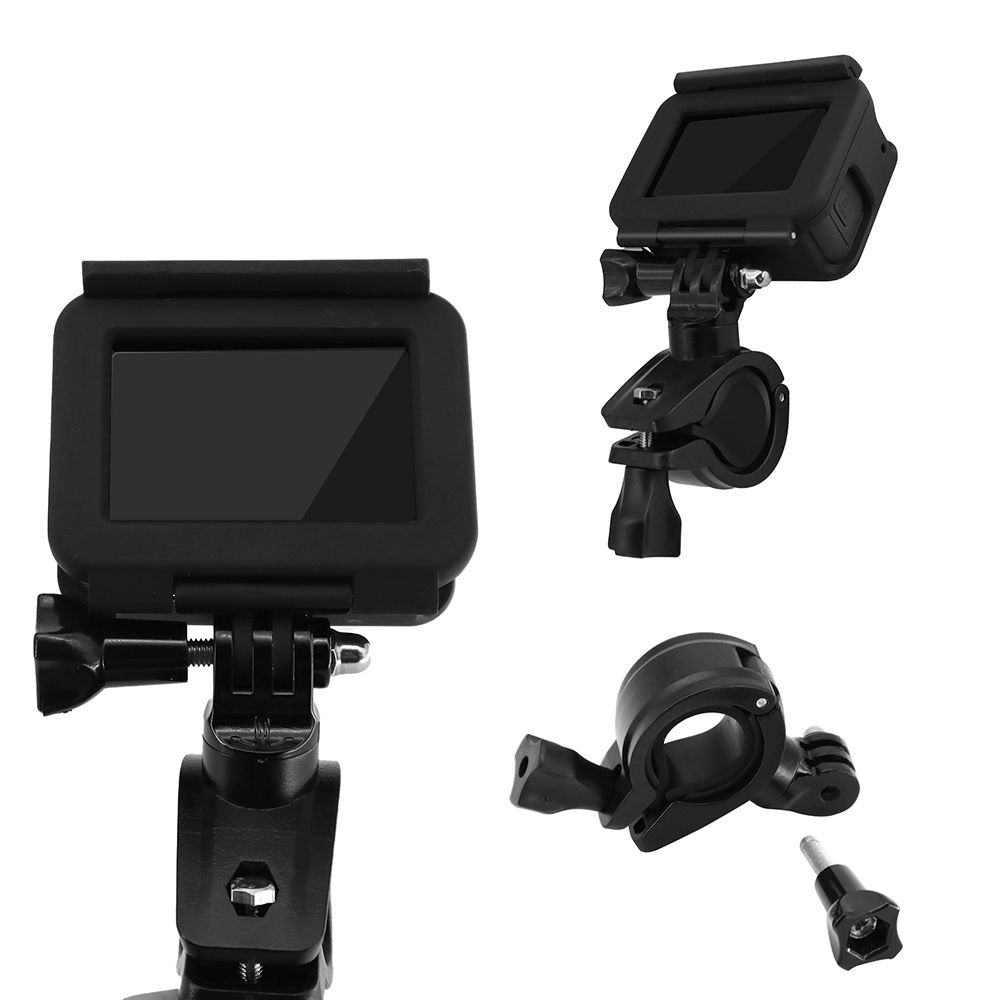 

Motorcycle Action Camera Accessories Mount Holder Handlebar 360 Degree Rotation Bicycle