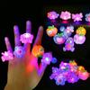 [Bekftanm] Sparkling Rings Toys, Pack of 50, Perfect for Summer Festivals, Fireworks Displays, Bon Odori Dances, Fair Prizes, Acrylic Transparent LED