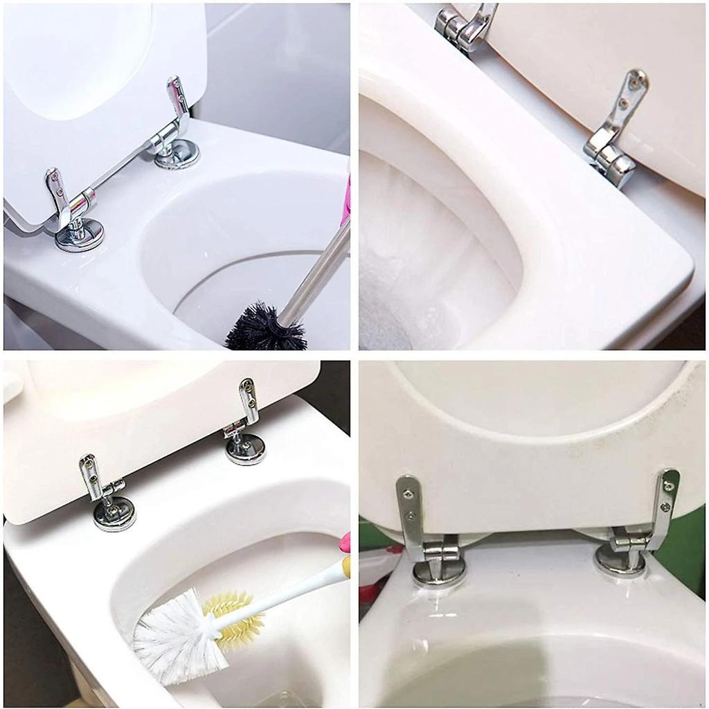 Toilet Seat Hinge Fixings Replacement-suitable,2 Pack Replacement With Zinc Alloy Fixings2 Pcs