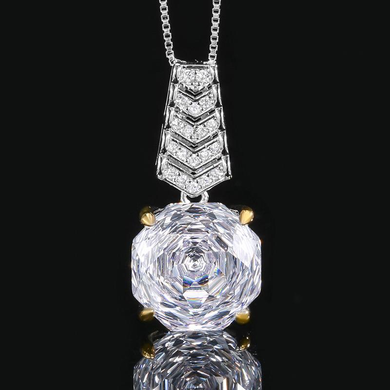 

Женский комплект украшений из розового золота с цирконом, элегантный, модный и универсальный, с небольшим дизайнерским акцентом