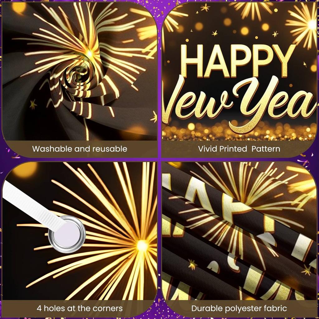 Festive Display Festive New Year Event Background New Year Celebration Banner Firework Elements New Year Display For Event