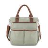 Classic Striped Mommy Bag – Large Capacity, Multi-Compartment, Wear-Resistant, with Load-Reducing Shoulder Strap for Travel