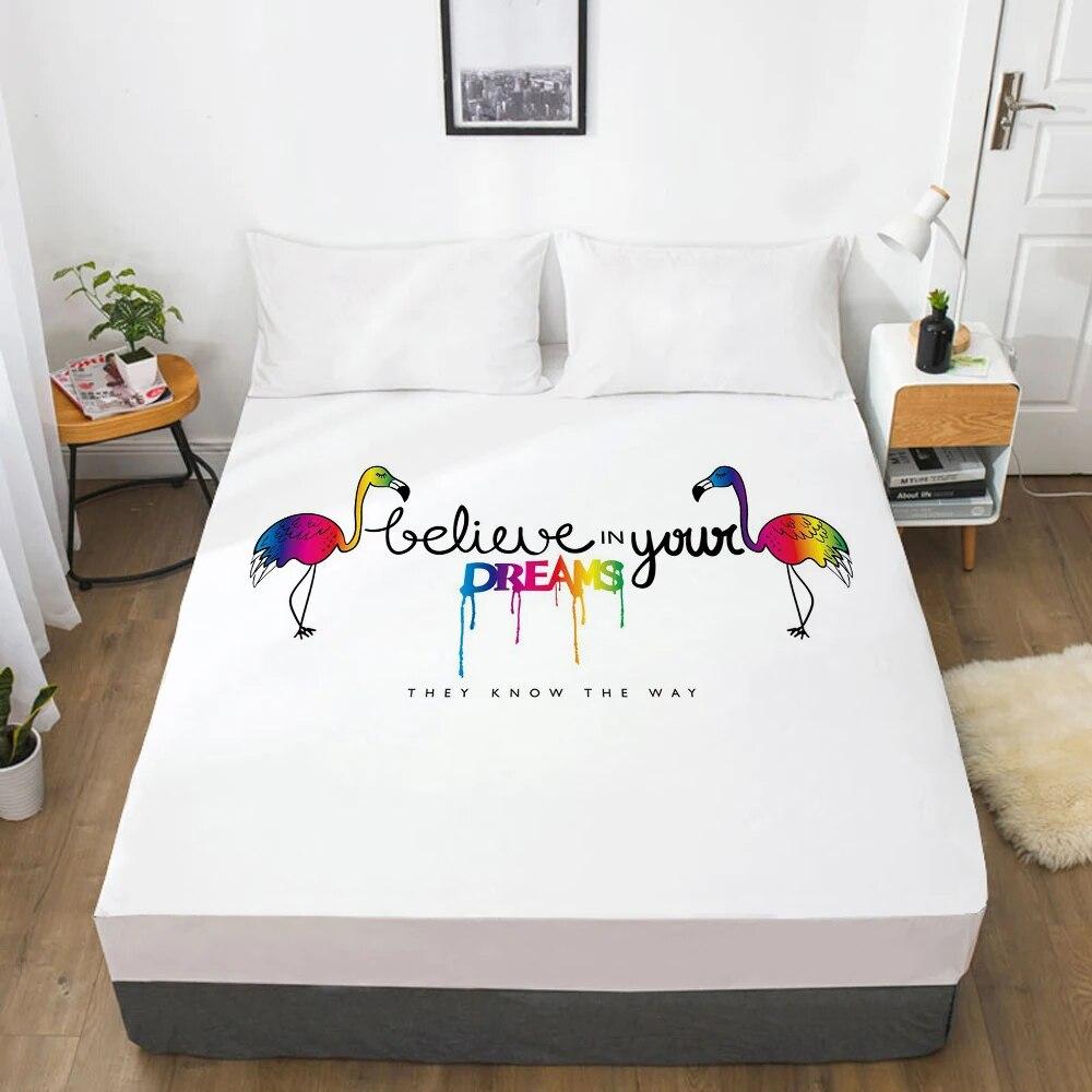 1 buc Cearșaf cu elastic Husă de saltea cu bandă elastică Cearșaf de pat 3D Lenjerie de pat 200x220 180x200 Cearșaf de pat Personalizați orice dimensiune design