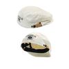 Flat Letter Embroidery Beret Adjustable Newsboy Cap Casual Painter Cap  Women