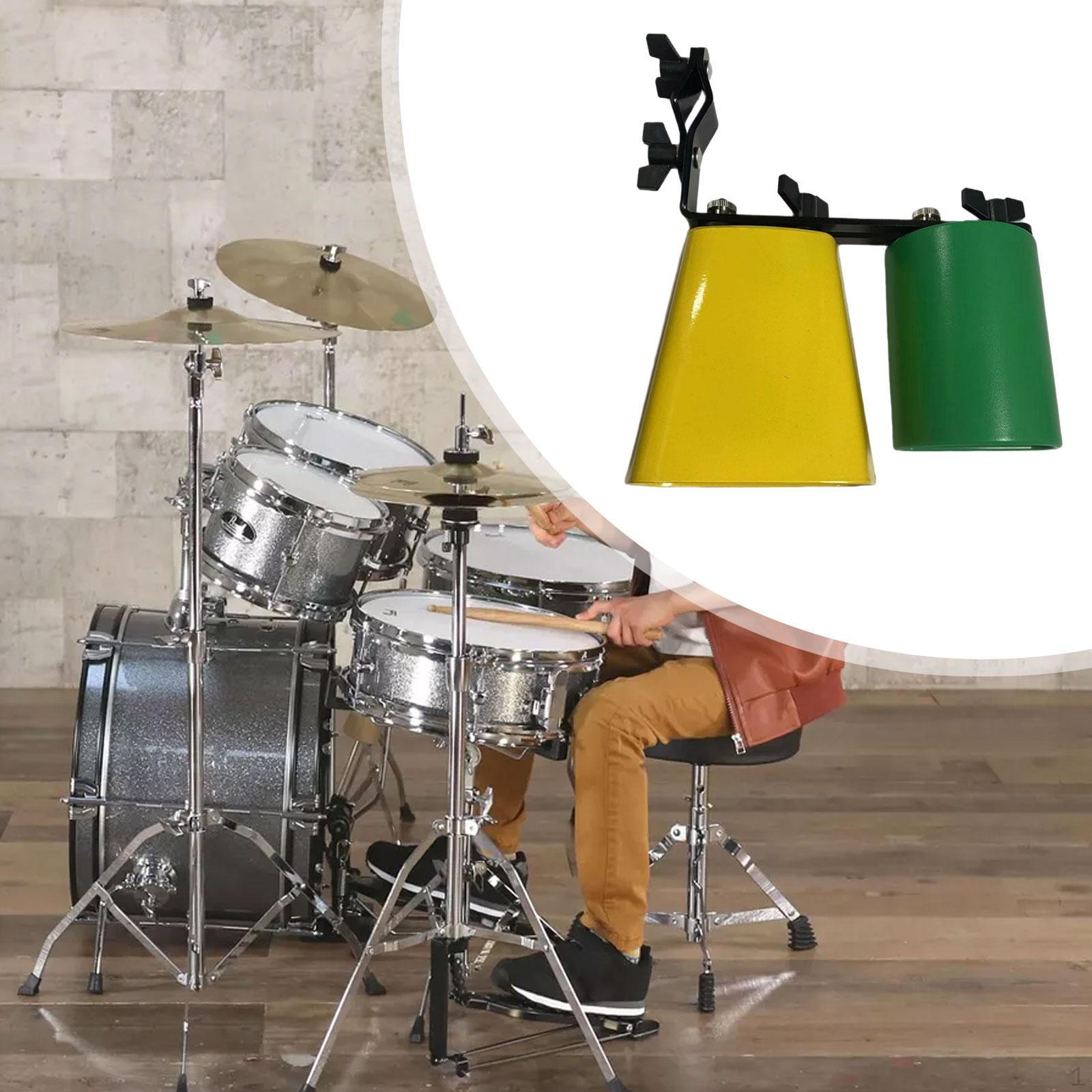 

Двухцветный колокольчик с двойным креплением, музыкальный инструмент, практичный, прочный, издающий шум 4 inch