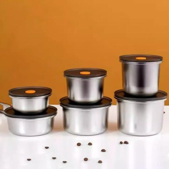 Pojemniki do przechowywania żywności z pokrywkami Pojemnik ze stali nierdzewnej Pojemniki do przygotowywania posiłków do układania w stosy Wielokrotnego użytku na przekąski Owoce Posiłki na wynos Dom