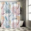 Colorful Coral Candy Printed Shower Curtain Decor for Bathroom White Blue Red Purple Green Yellow Orange Pink Black (180x240cm)