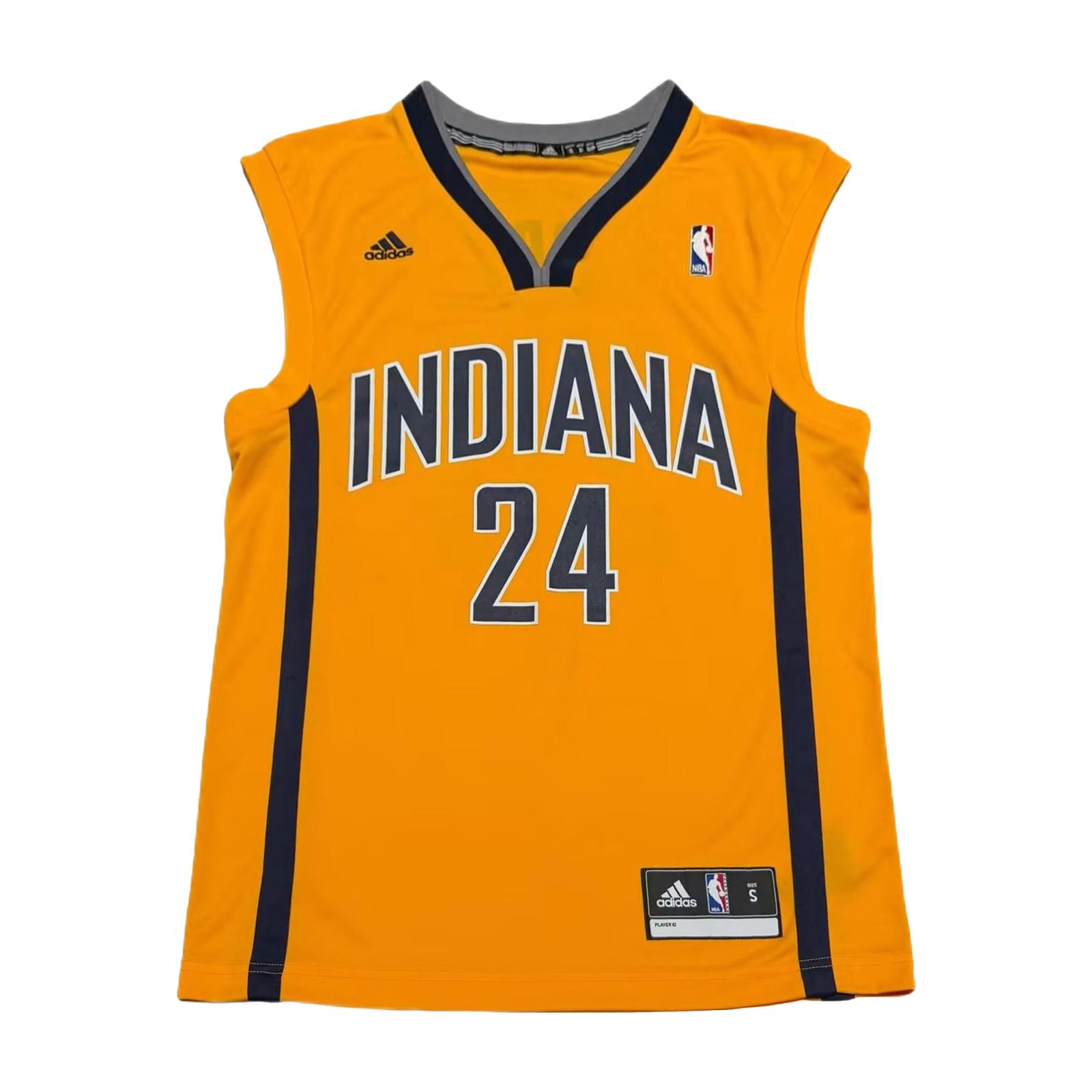 

Adidas NBA George Pacers 24 Number Simple Comfortable Sleeveless Basketball Jersey Unisex jersey 7818A-3A6-AEB1512 S