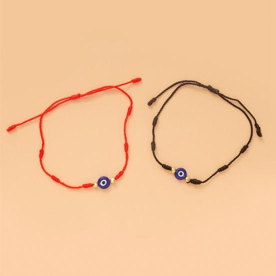 6Pcs Evil Eye Bracelet 7 Knot Lucky Protection Women Men Family Accessories