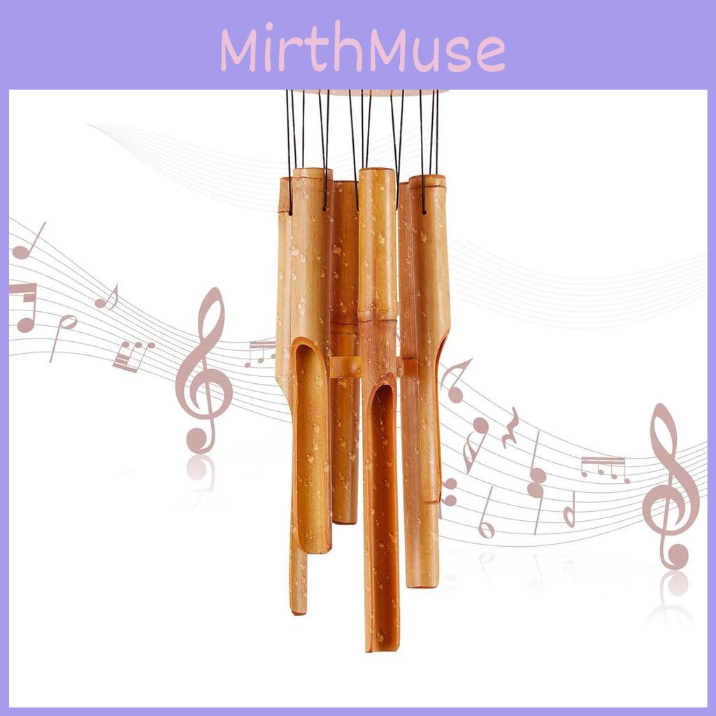 Outdoor Bamboo Wind Chime With Handcrafted Design For Garden Decor