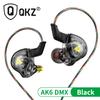 Original QKZ AK6 ARES/DMX/AKX Kopfhörer HIFI Schwerer Bass In-Ear-Monitor Kabelgebundene Kopfhörer mit Mikrofon Geräuschunterdrückung Sport Spiel Musik