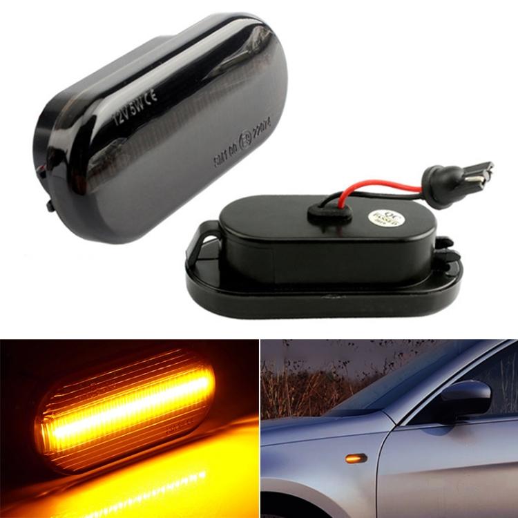

2 PCS D12V / 5W Car LED Leaf Board Side Flowing Water Turn Signal Light for Volkswagen чёрный