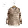 Middle-aged and Elderly Women's Spring and Autumn New Floral Long-sleeved Bottoming Shirt Tops