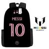 Football Schoolbag Surrounding Primary And Secondary School Students Backpack Miami International Player Backpack Single-Layer Bag