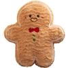 Cute Christmas Cushion Plush Toy: Tree, Cookie Man, Gift Box Doll