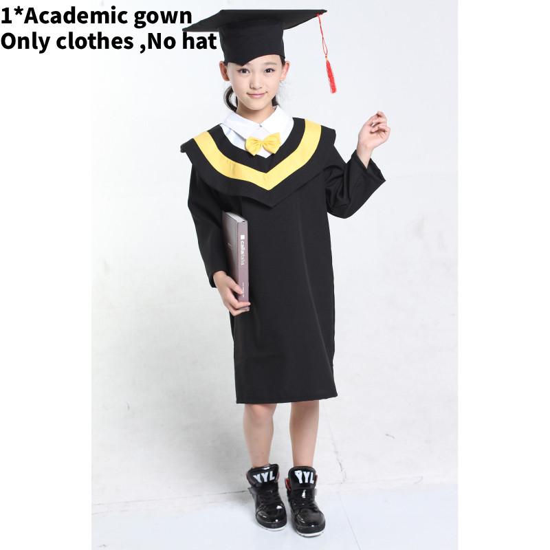 Performance Doctoral Master Gowns Kids Cosplay Costume Halloween Gift Party