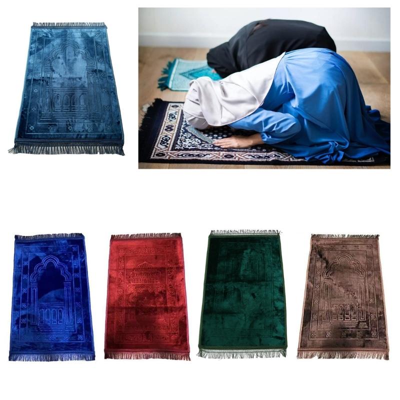 Elegant Middle Eastern Artwork Soft Prayer Rug Blanket Handwoven With Exquisite Patterns Easy To Clean