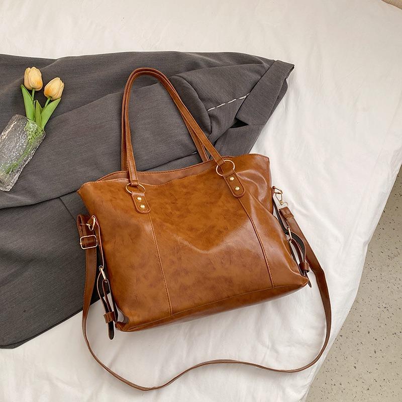 

Вместительная сумка-тоут женская сумка лето новая мода сумка на плечо сумочка сейчас популярна высококлассная коричневый